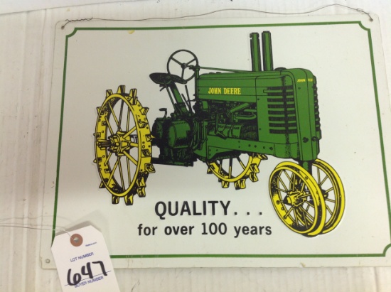 John Deere Sign Quality for over 100 Years