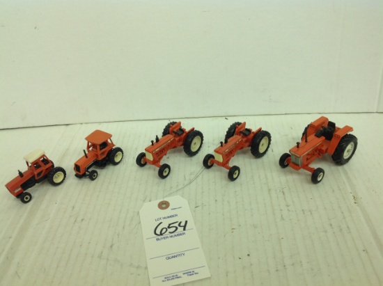 Various Allis Chalmers 1/64th Scale Tractors