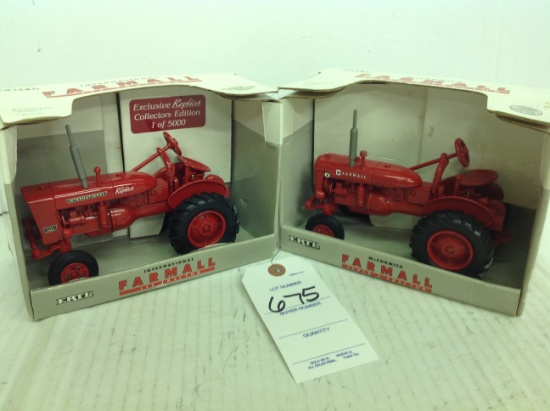 International Farmall 140 Tractor and McCormick Deering Farmall Super A