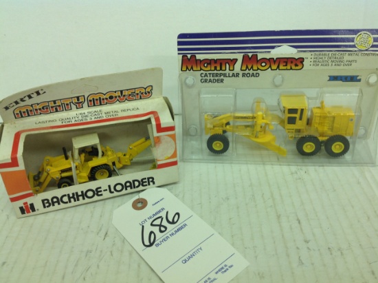 Mighty Movers Caterpillar Road Grader and Back how Loader