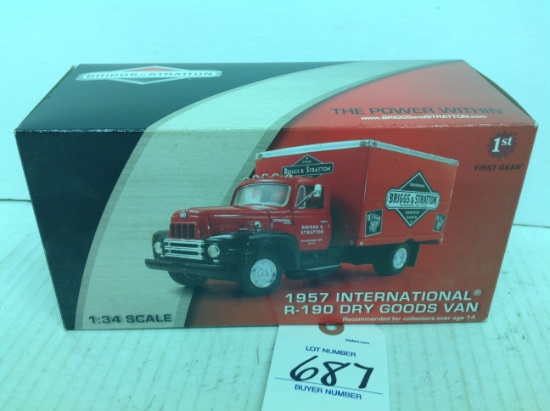 First Gear 1957 International R-190 Dry Goods Van Briggs & Stratton