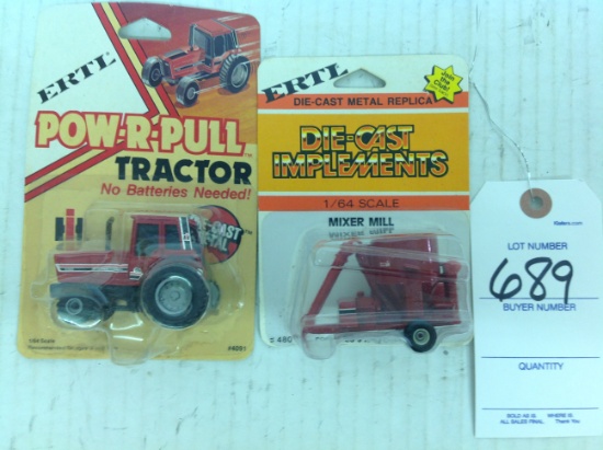 1/64 scale International 5488 and Mixer mill