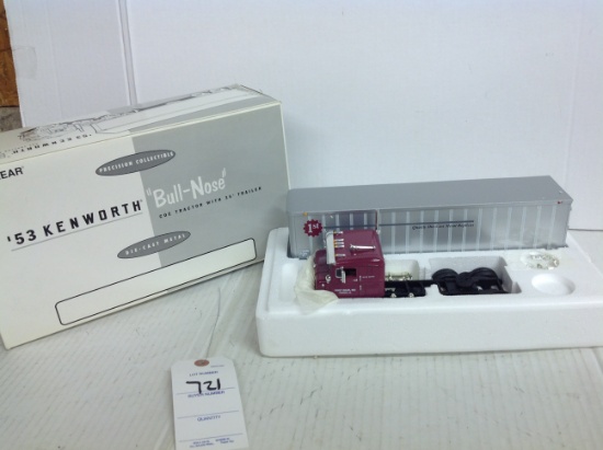First Gear Semi 53' Kenworth Bull Nose - Highly Detailed