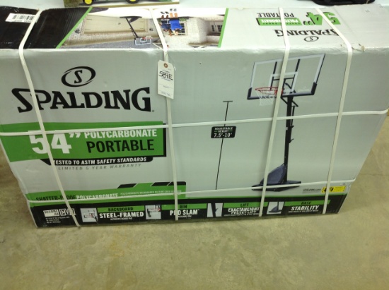 Spalding 54" Portable basket ball hoop