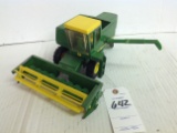 John Deere 6600 Combine with Grain head Played with Condition but still has
