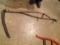 vintage scythe grim reaper