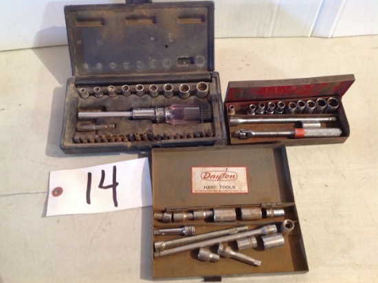True Craft & Dayton small socket sets