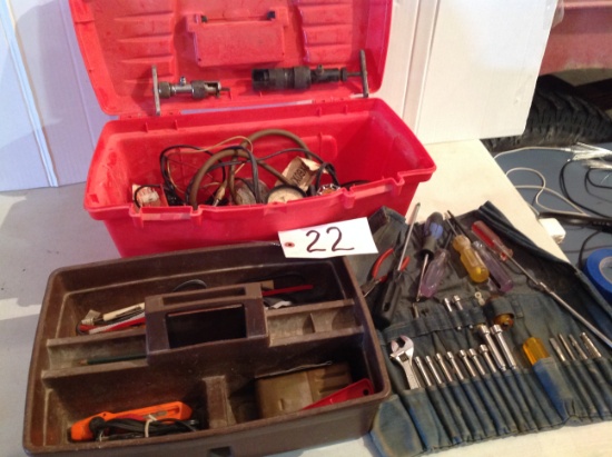 Refrigerator test kit w/case & appliance tool pouch kit