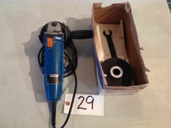 Chicago Electric 4 1/2" angle grinder power tool