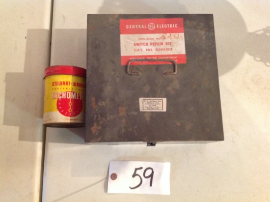 GE switch repair kit w/Tachometer Stewart-Warner cant open