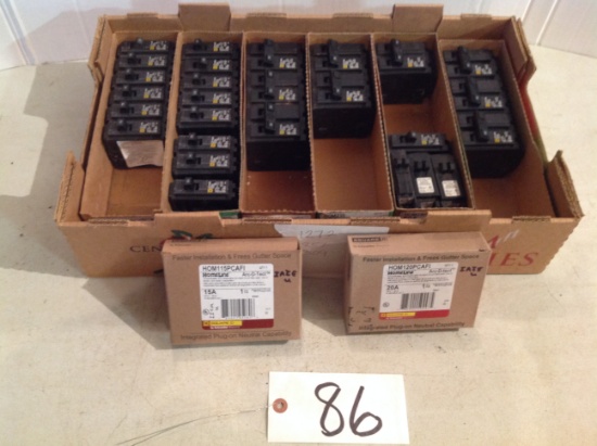 square D Home Line circuit breakers