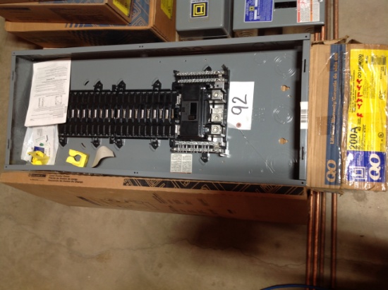 QO 200 amp main breaker and cover, NIB