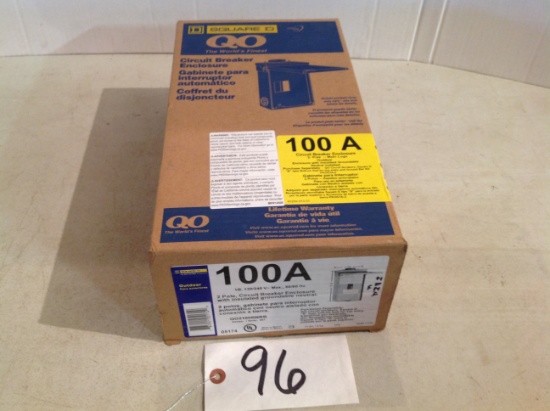 Square D QO2100BNRB circuit breaker encloser Weather proof