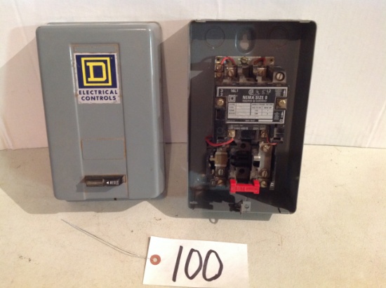 Square D SBG1 Class 85-36 magnetic starter, used