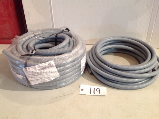 1/2 & 3/4 plastic flex conduit