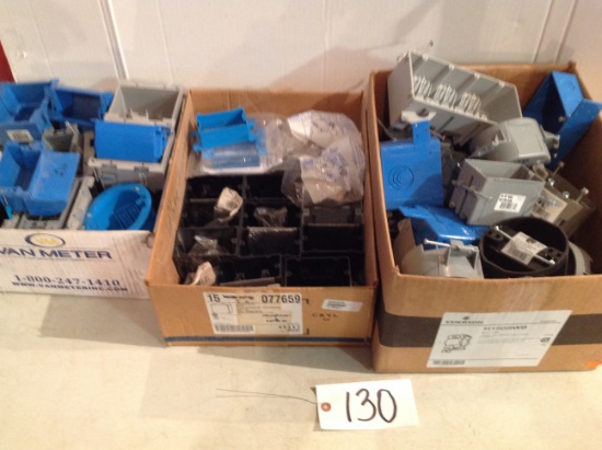 assorted plastic box's