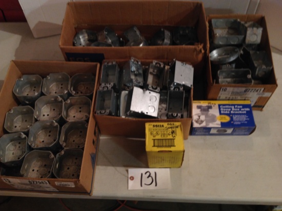 assorted metal box's