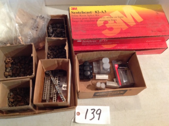2 82-A3 Inline resin splice kit, set screw and bolt connectors