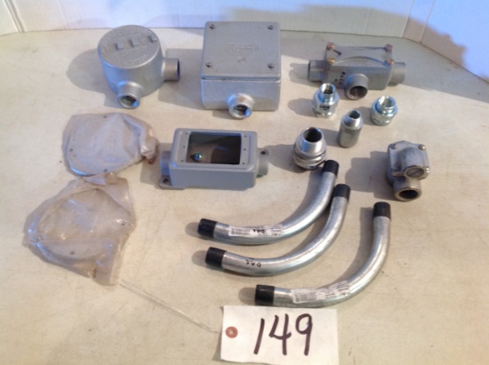 metal assorted explosion box's and fitting