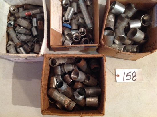 3/4", 1, 1 1/4" 1 1/2" nipples and couplings