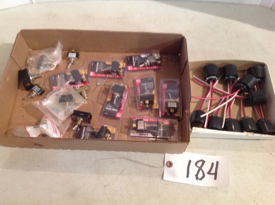 toggle switch's and fuse holders