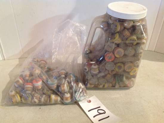 large assortment of screw in fuses of all sizes and all conditions
