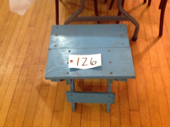 1 fold up hand made stool