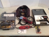 Solder gun, 2 Dremel's w/Tool Shop Osculating tool