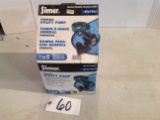 Portable Simmer utility pump 1/12 hp mini vac