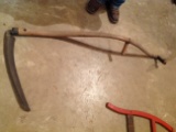 vintage scythe grim reaper