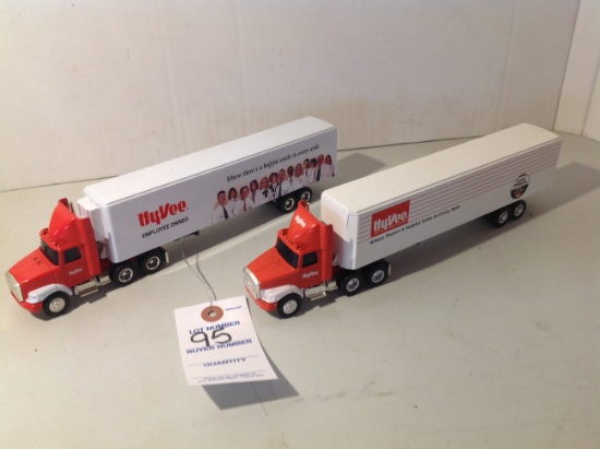 2 Hy-Vee Semi trailers