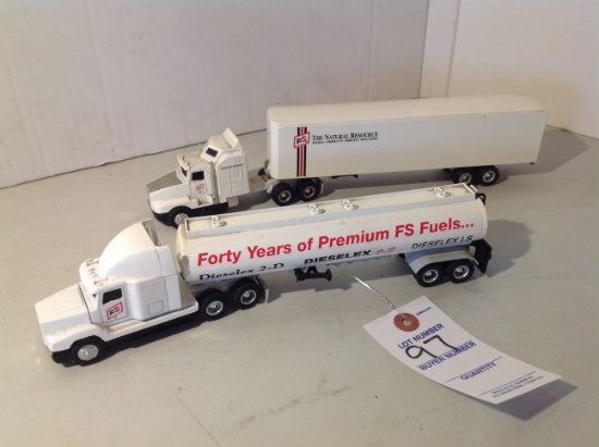1996 Farm Progress Show Semi and FS Tanker semi