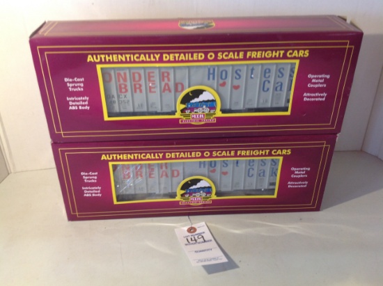 2 M.T.H. Freight Cars 50' Airslide Hopper Car Wonder Car