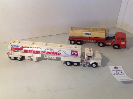 Texaco Fuel truck and  Excell Plus Fuel Semi