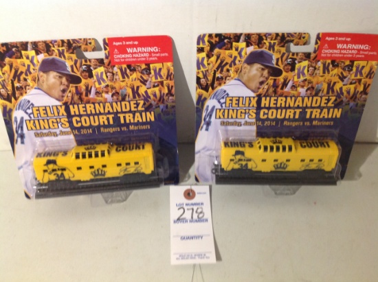 Felix Hernandez Kings Court Train, June 14th 2014  Rangers vs. Mariners