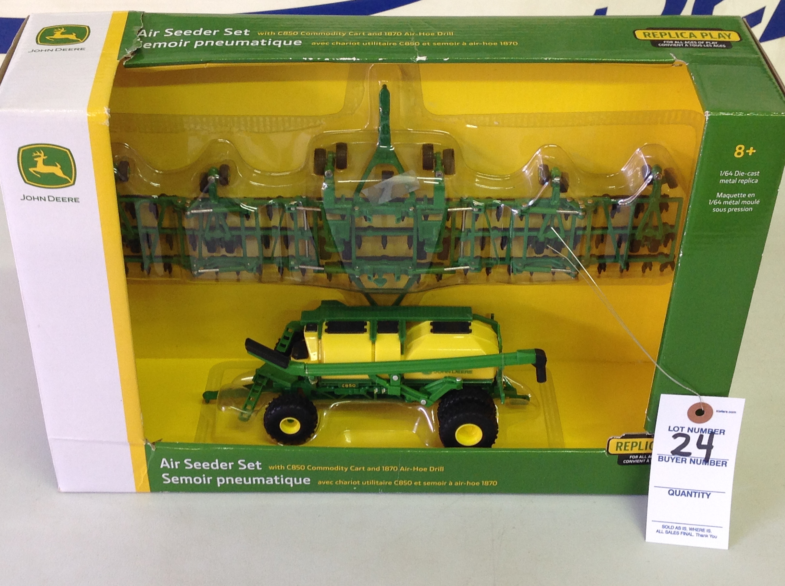 John Deere Air Seeder Set With C850 Commodity Proxibid 8735