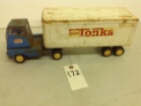 Mini Tonka semi and trailer, played w/condition