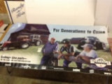 For Generations to Come banner, MF, Hesston, Gleaner, MH, White, Oliver, 