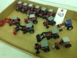 assortment of MF tractors