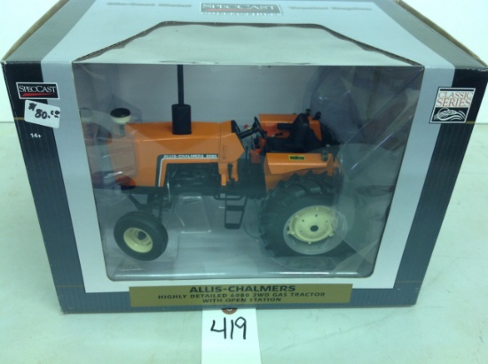 AC 6080 2WD Gast tractor w/open station by Spec Cast, Collectible