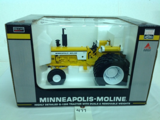 MM G1355 w/duals & removable weights, Toy Tractor Times, SC, 27th Anniversa
