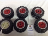 6 sets of 1/16 rear tires