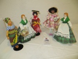 5 Misc. Miniture Porcelain dolls