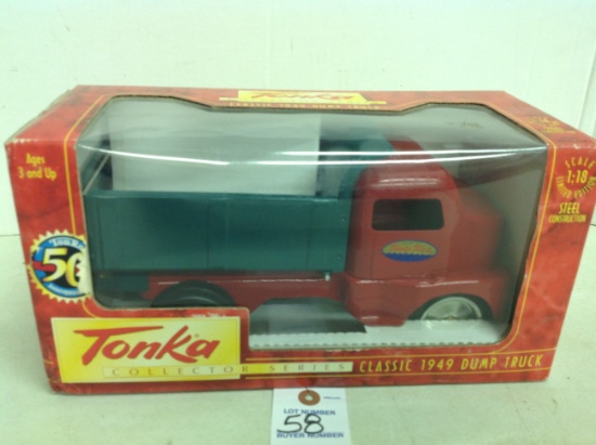 Tonka Classic 1949 Dump Truck, Collector Series, 50th Anniversary, 1/18 sca