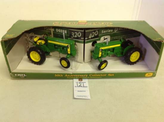 John Deere 320 & 420 series 50th Anniversary Collector set, mint