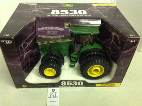 John Deere 8530 Collector Edition, NIB, Thunderous Power 8030 Series Tracto