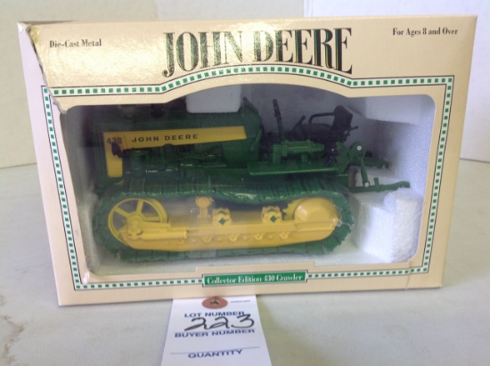 John Deere Collector Edition 430 crawler, box is torn