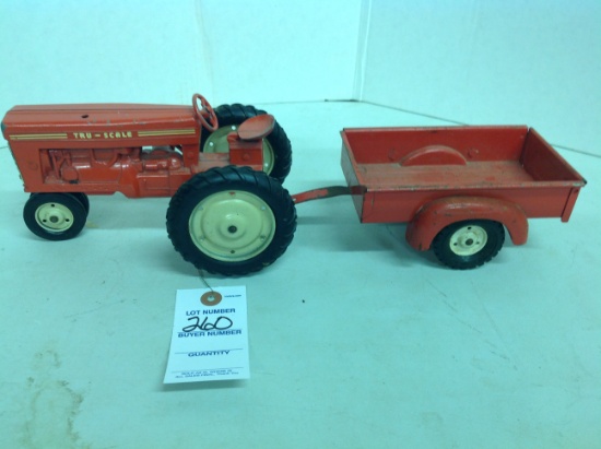 Tru Scale n/f tractor & Cart