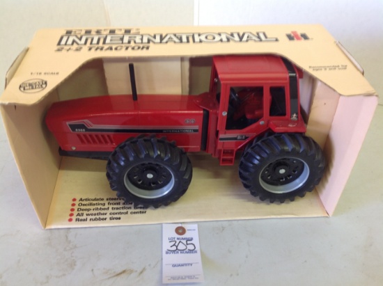 International 6388 2+2 tractor w/red seat, mint, NIB