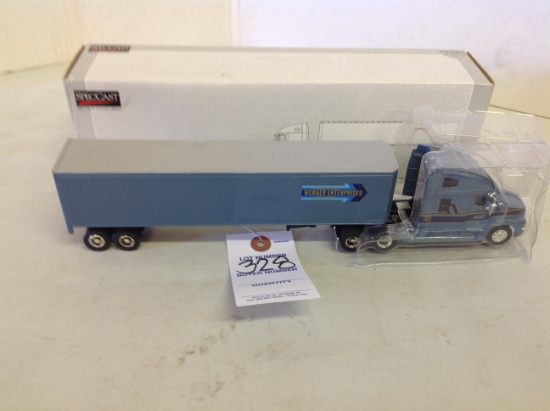 Werner Enterprise Freightliner semi, C120 w/box, Spec Cast